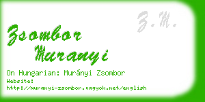 zsombor muranyi business card