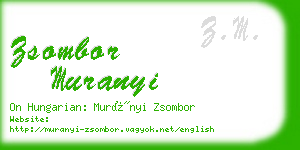 zsombor muranyi business card